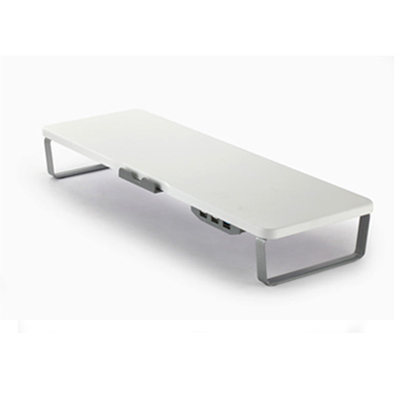 Ergonomic Desktop Monitor Stand with USB Ports and Phone Stand