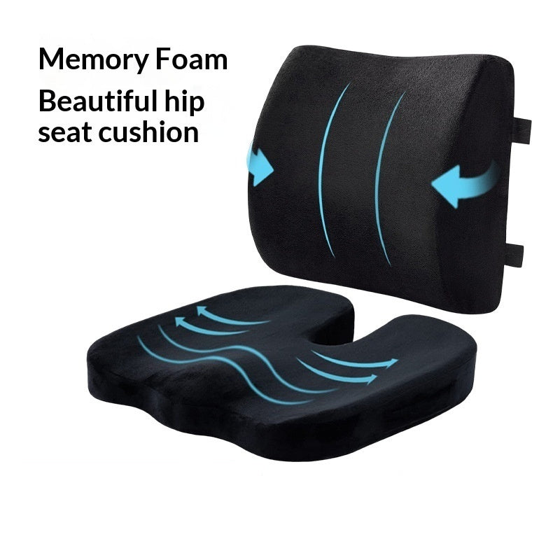 Memory Foam Office Ergonomic Seat Cushion or Car Seat